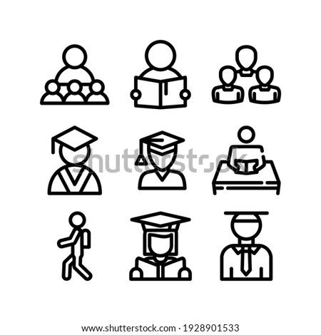student icon or logo isolated sign symbol vector illustration - Collection of high quality black style vector icons
 Royalty-Free Stock Photo #1928901533