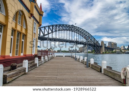 Sydney Harbour Bridge on a beautiful sunny day. Royalty-Free Stock Photo #1928966522