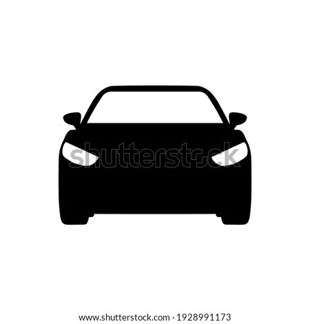 Car icon. Car vector icon on a white background. Vector illustration.