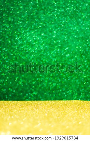 St. Patrick's Day abstract green design background, soft focus, mint leaves, spring background