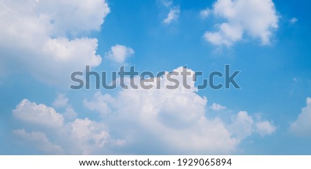 Blue sky and white cloudy Royalty-Free Stock Photo #1929065894