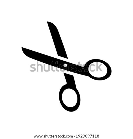 Illustration Vector graphic of scissor icon Royalty-Free Stock Photo #1929097118