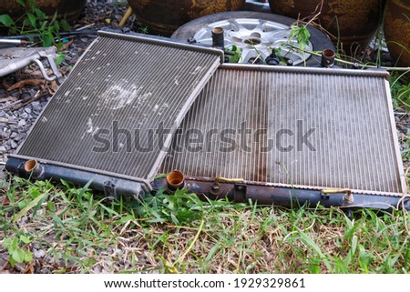 Car radiators that are exhausted and cannot be reused.