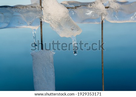 Winter impressions from Schleswig-Holstein with ice and snow in the cold north