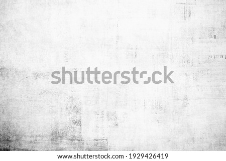 OLD NEWSPAPER BACKGROUND, BLACK AND WHITE GRUNGE PAPER TEXTURE WITH NEWSPRINT