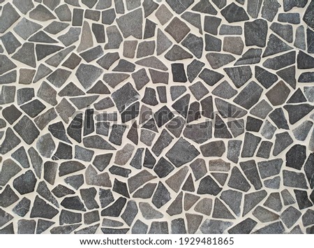 Grey print camouflage pattern. Old ceramic floor pattern tile texture background  Royalty-Free Stock Photo #1929481865