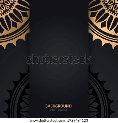 Vector luxury islamic background with mandala