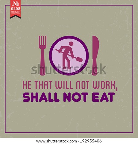 Proverbs and Sayings collection. N 0202. Folk wisdom. Vector illustration.