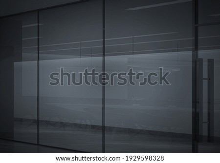 Office glass wall texture, office wall background