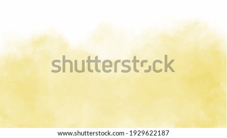 Yellow watercolor background for textures backgrounds and web banners design
