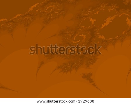 Shapes of Orange and Brown - Illustration