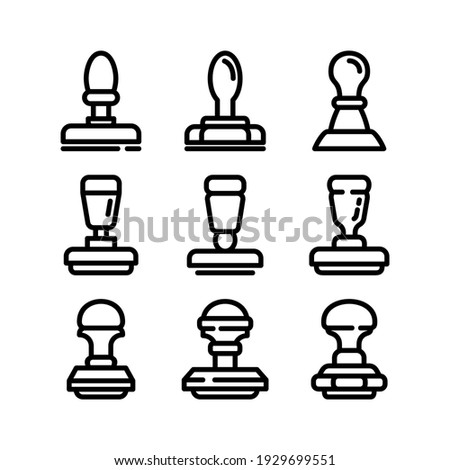 stamp icon or logo isolated sign symbol vector illustration - Collection of high quality black style vector icons
