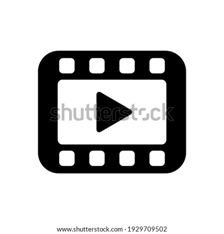 Play Icon for Graphic Design Projects Royalty-Free Stock Photo #1929709502