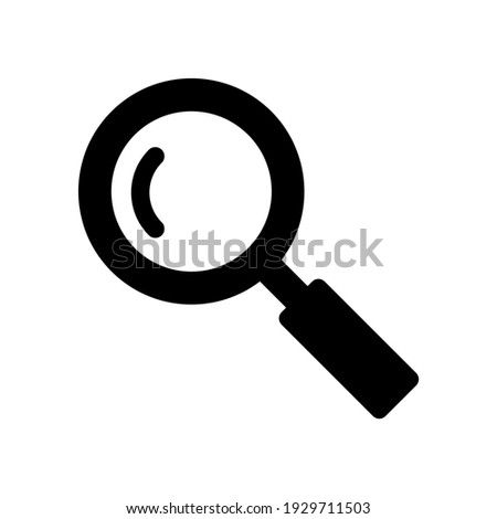 Magnifier Icon for Graphic Design Projects Royalty-Free Stock Photo #1929711503