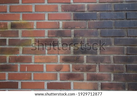 A picture of the red brick wall