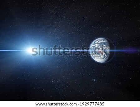 Planet Earth, view from space (Elements of this image furnished by NASA)