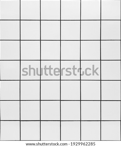 seamless black and white texture of square ceramic tiles, pattern or texture, design