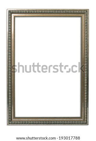 frame on the white background