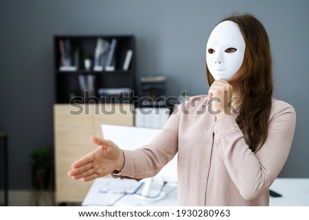 Deceitful Lying Salesmen. Business Fraud And Dishonesty Royalty-Free Stock Photo #1930280963