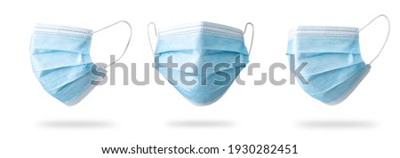Medical Respiratory Surgical Face Mask Filter Isolated Royalty-Free Stock Photo #1930282451