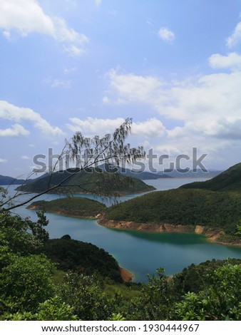 Picture taken on a hike in hong kong (sai kung trail). Breathtaking backbround!