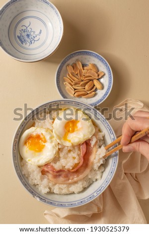 Congee sticky rice, chinese recipe from Mulan