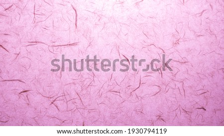 Abstract white rice Japanese paper texture for the background.
Mulberry purple paper craft pattern seamless. 
Top view.
