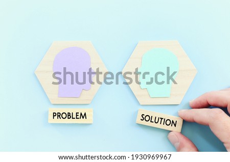 Business Concept image of revealing an idea, finding the right solution during creative process. teamwork and brainstorming
