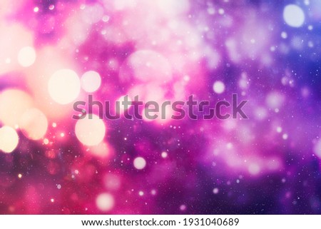 Magic Background With Color Festive background with natural bokeh and bright golden lights. Spiritual vintage Magic background