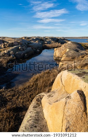 Ytre Hvaler National Park in Norway, on the border with Sweden. daytime Royalty-Free Stock Photo #1931091212
