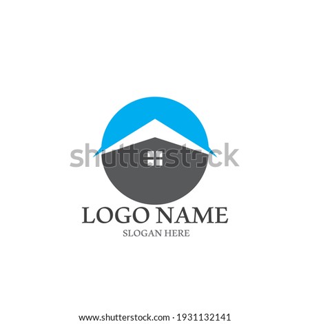 home real estate icon vector illustration template design