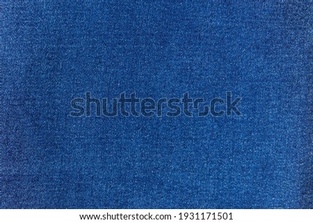 Detailed texture fabric denim background, Blue jeans. Royalty-Free Stock Photo #1931171501