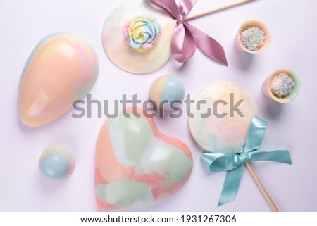 tie dye themed easter eggs