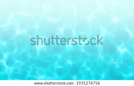 Blue white color water in swimming pool texture background. Use for design summer holiday concept. 