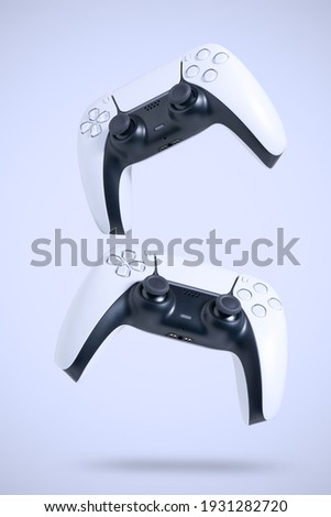 Next Generation game controllers isolated Royalty-Free Stock Photo #1931282720