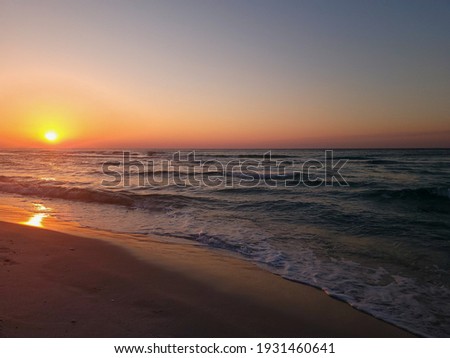 beautiful sunset in Pensacola Florida 