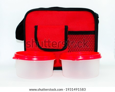 A picture of lunch box with selective focus