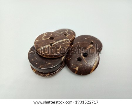 the buttons with wood pattern