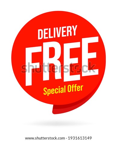 Free delivery icon template vector sign Royalty-Free Stock Photo #1931613149