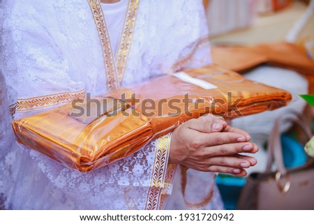 A man attending the ordination ceremony Royalty-Free Stock Photo #1931720942