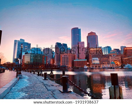 Boston city, the marvelous time