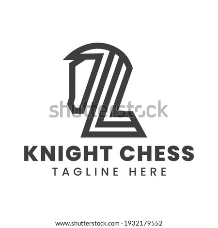 the Ksatria Chess logo with the letter L, is very suitable for brand logos with the initials L or other names.