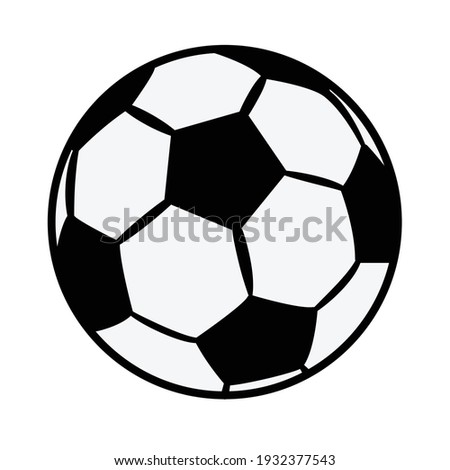 Soccer Ball Icon (Vector Illustration)