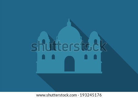 World landmark, Berlin Cathedral, Berliner Dom, Germany, vector illustration