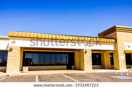 Abandoned Store Front Commercial Building