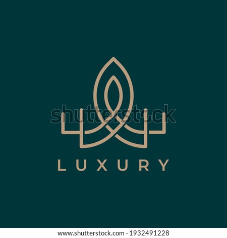 Crests logo for hotel boutique brand Template
