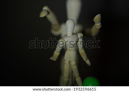 stick figures pictures in the dark