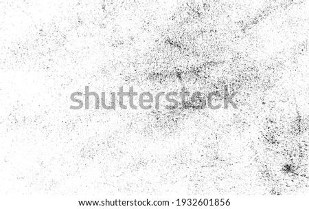 Abstract vector noise. Small particles of debris and dust. Distressed uneven background. Grunge texture overlay with rough and fine grains isolated on white background. Vector illustration. EPS10. Royalty-Free Stock Photo #1932601856