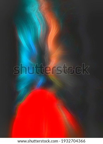 Digital Illustration Abstract Hypnotic Background Effect