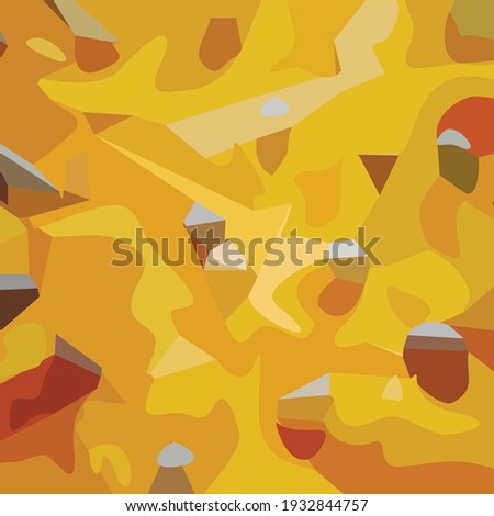 Yellow line design, abstract background, vector illustration